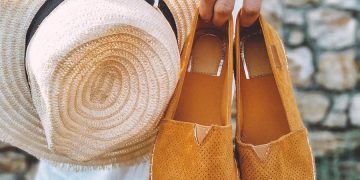 orange espadrilles